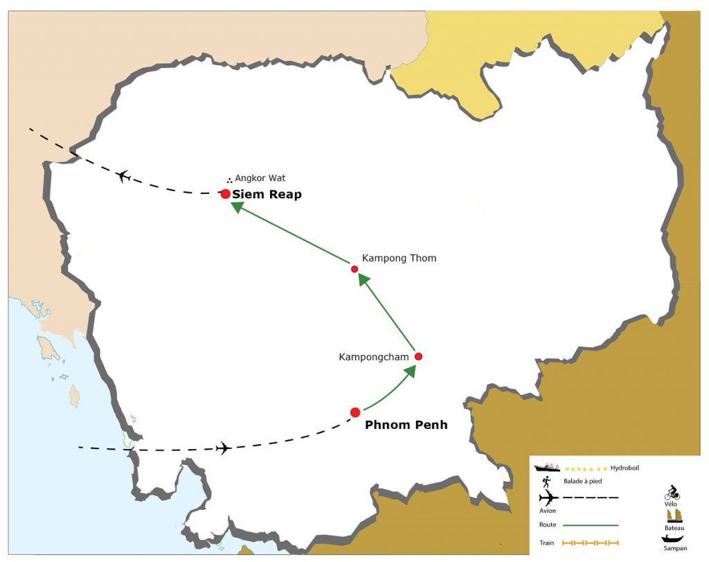 carte-voyage-au-cambodge-circuit-7-jours