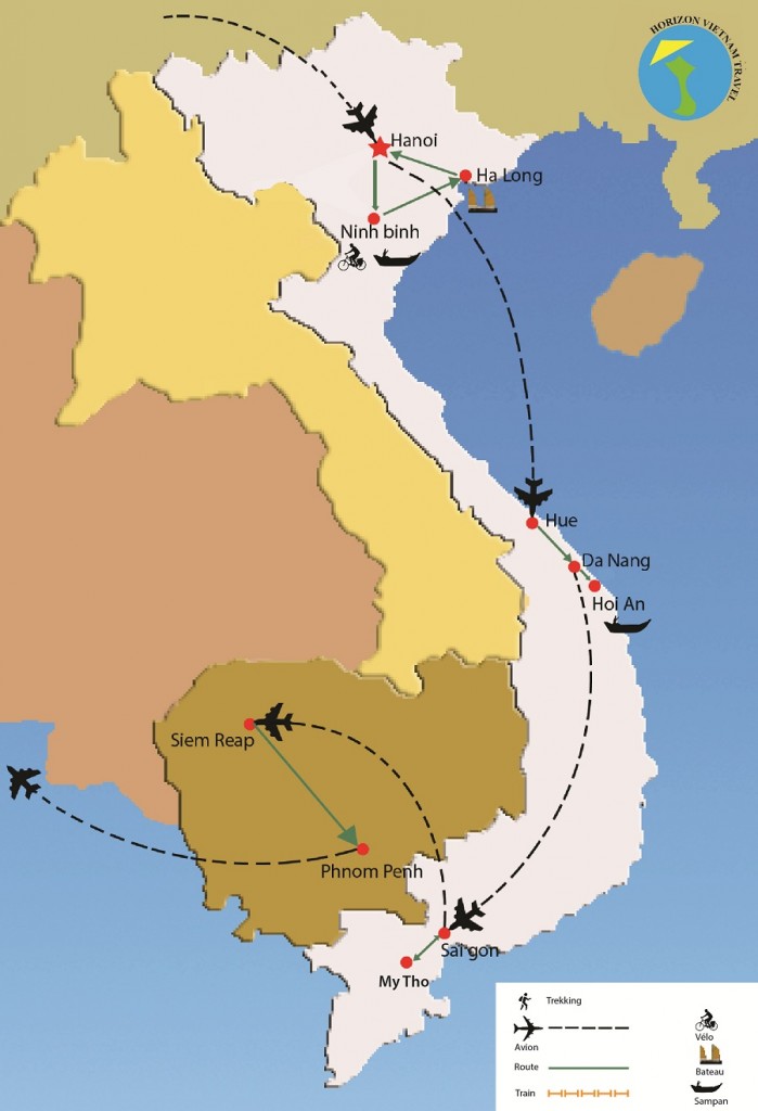voyage vietnam cambodge 18 jours