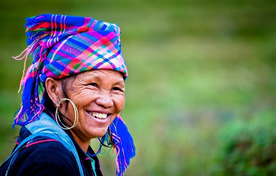 HMong woman in Sapa region, North Vietnam